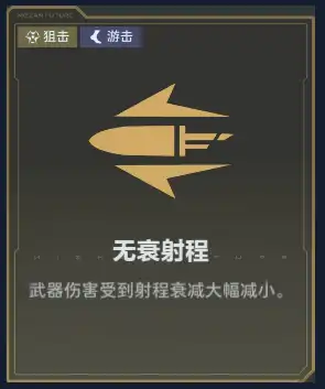 狙击向强化：无衰与远距增伤等